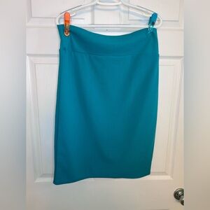 Agnes & Dora Vibrant Blue Pencil Skirt